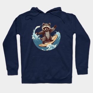 Raccool Surfing. Summer vibe Hoodie